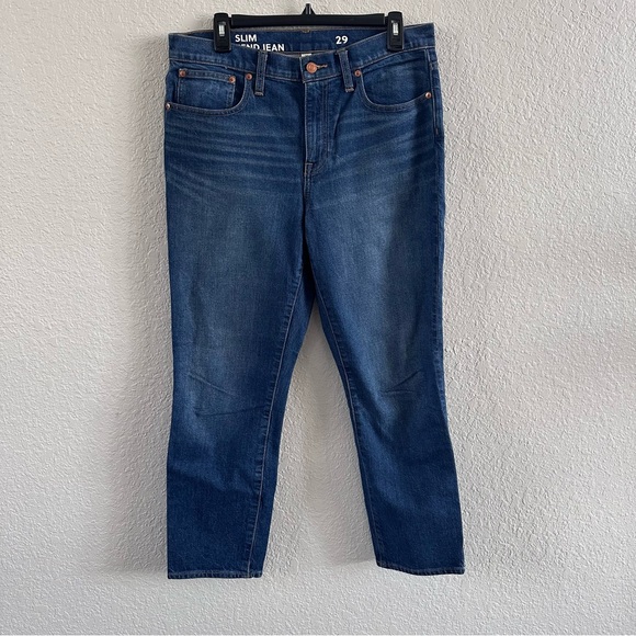 J. Crew Denim - J.Crew Slim Boyfriend Jeans Womens Size 29 Medium Wash Stretch Denim